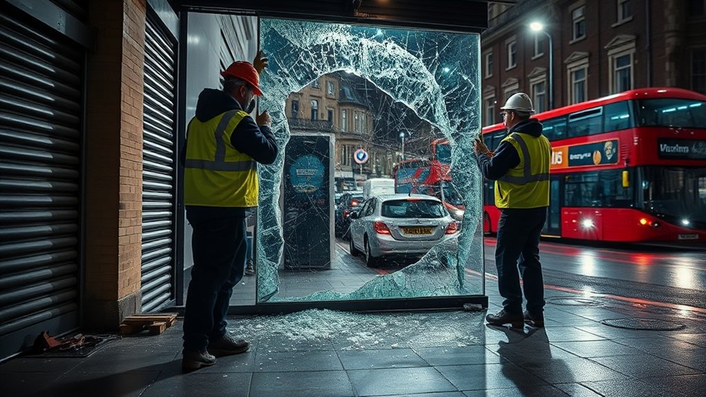 Emergency Shop Front Repair Lee