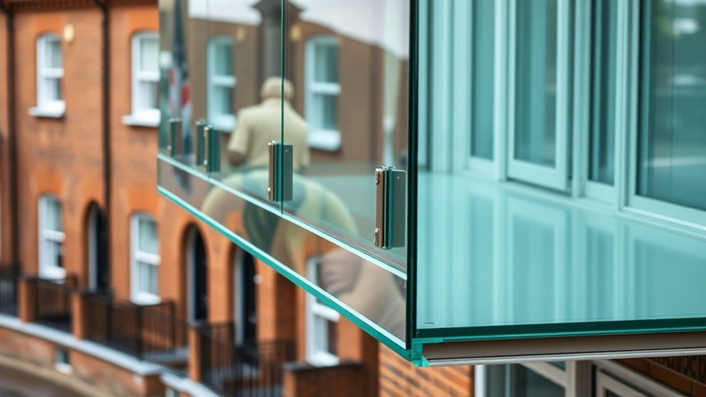 Glass Balcony Installation Lee