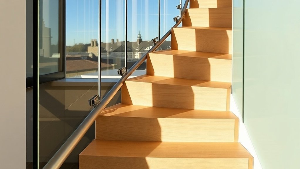 Staircase Glass Panels Lee
